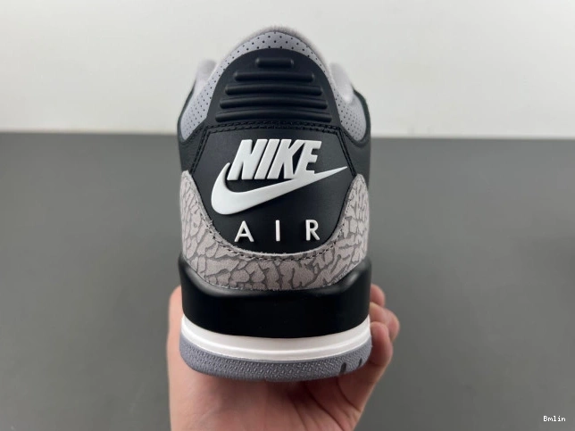 Bmlin Cement DN3707-010 Air 3 Black Jordan 0630